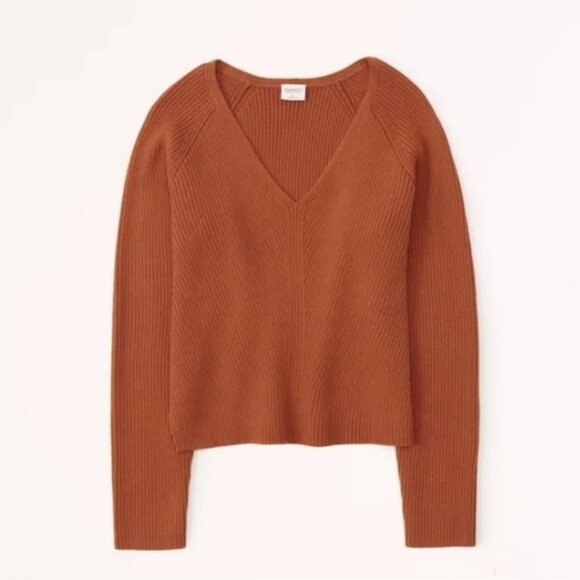 A&F Luxeloft V Neck Sweater - Picture 1 of 3